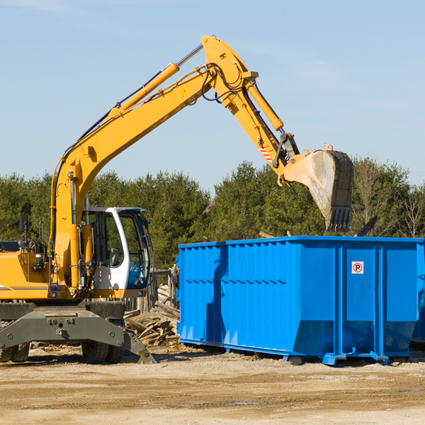 can i pay for a residential dumpster rental online in Happy TX